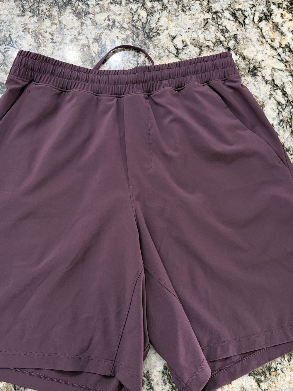 Men's Lululemon Athletic Stretch Shorts - Plum
